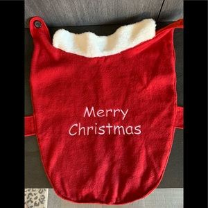 Merry Christmas Dog Jacket Medium
